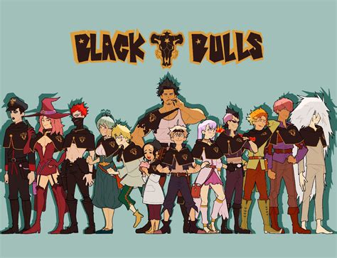 black clover bulls